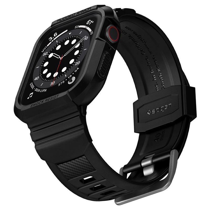 Spigen Rugged Armor Pro, black - Apple Watch 41mm/40mm