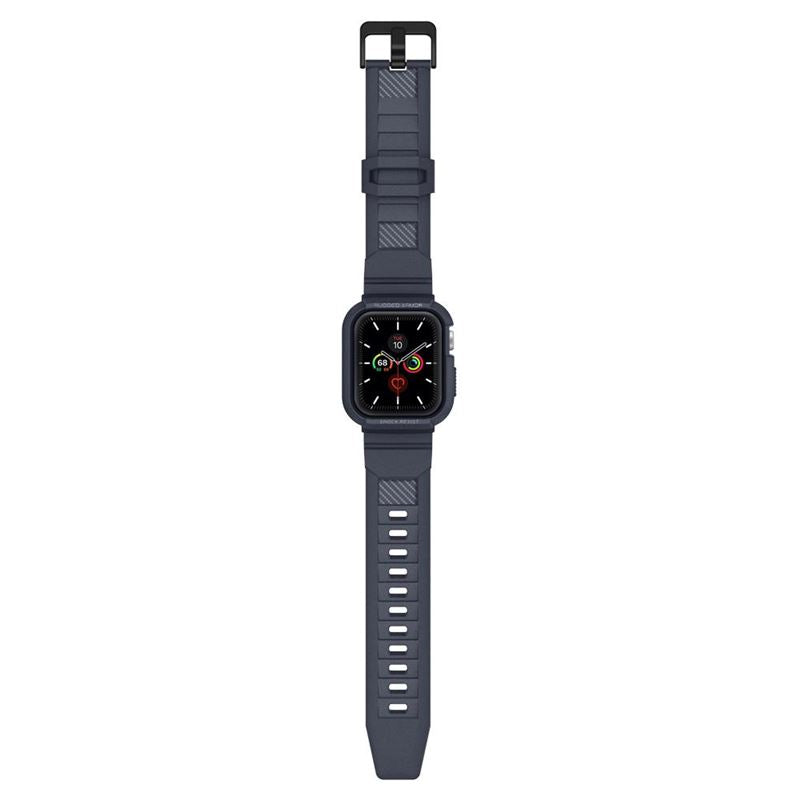 Spigen Rugged Armor Pro, gray - Apple Watch 45mm/44mm