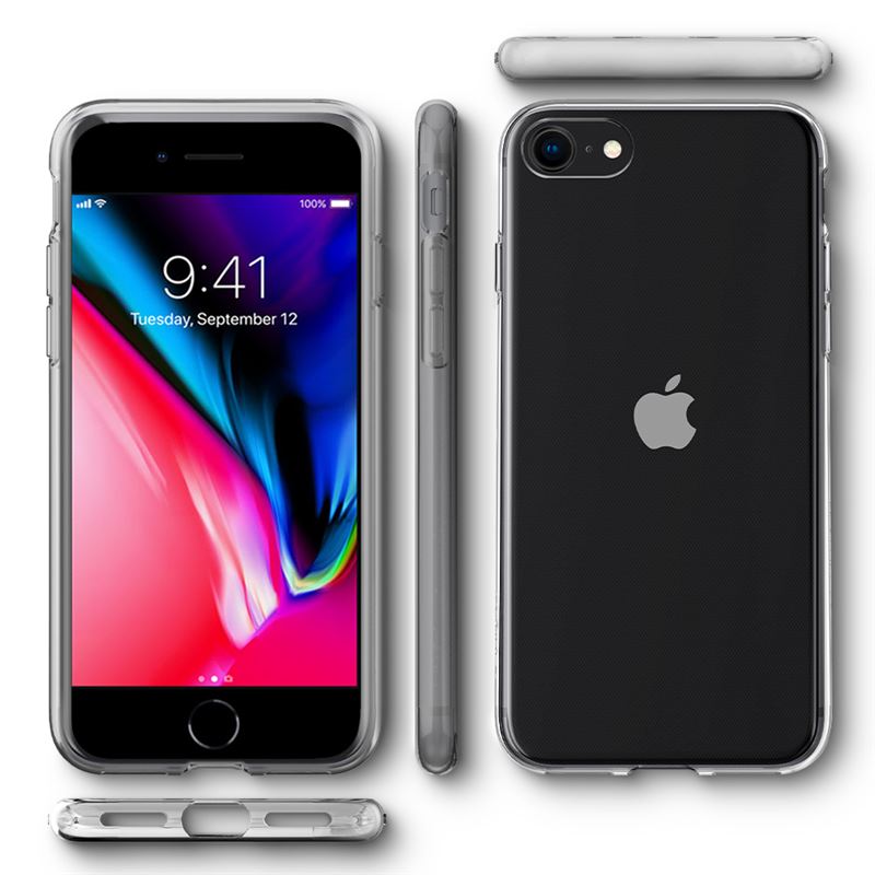Spigen Crystal Flex, číry – iPhone SE (2022/2020)/8/7