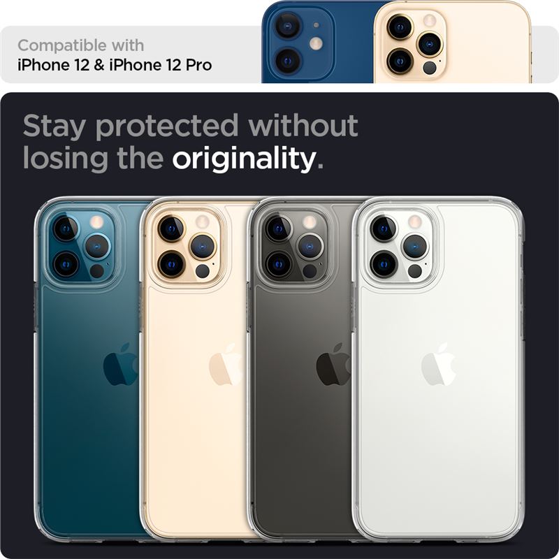 Spigen Ultra Hybrid, clear - iPhone 12/Pro