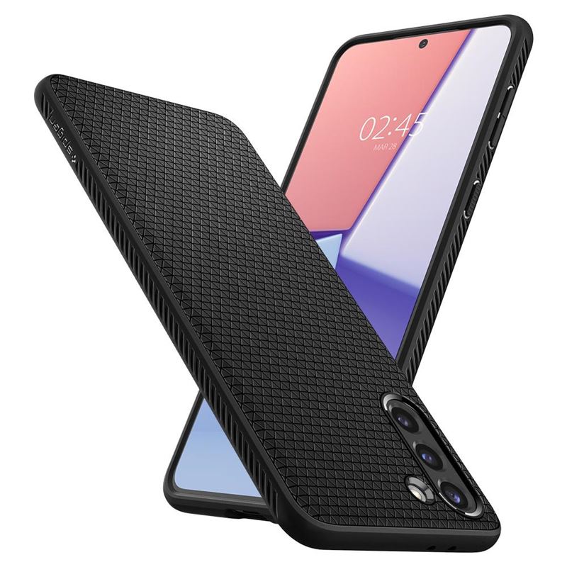 Stylish design with a distinctive black matte finish