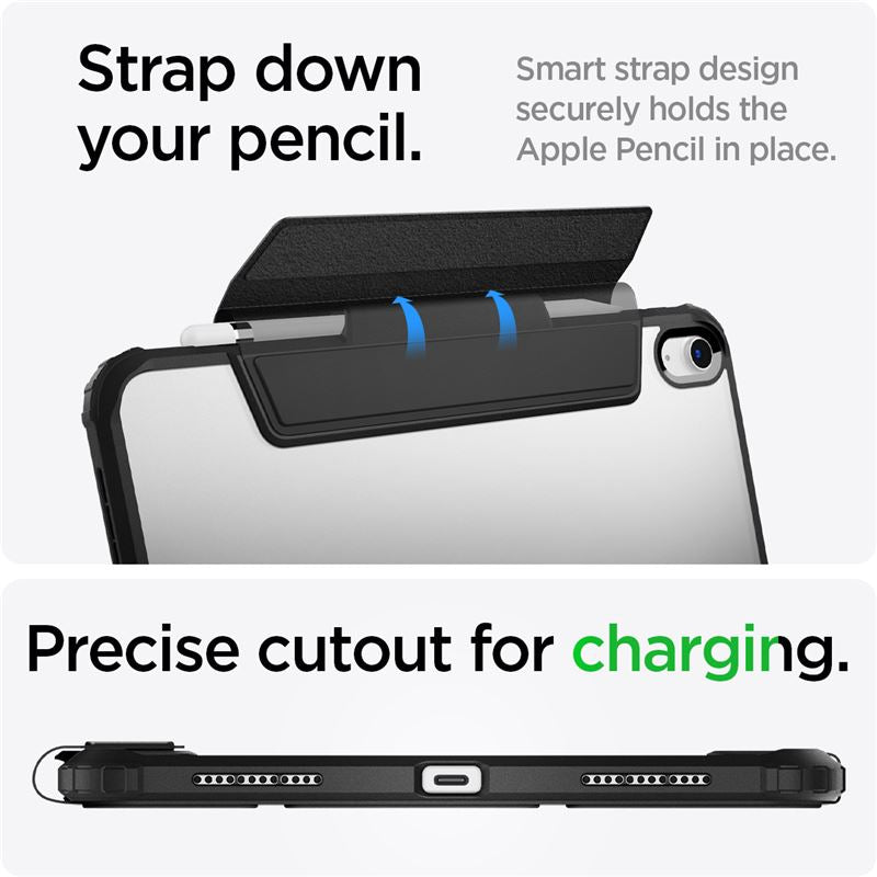 Spigen Ultra Hybrid Pro, black - iPad Air 10.9" (2022/2020) 11" (2026/2025/2024)