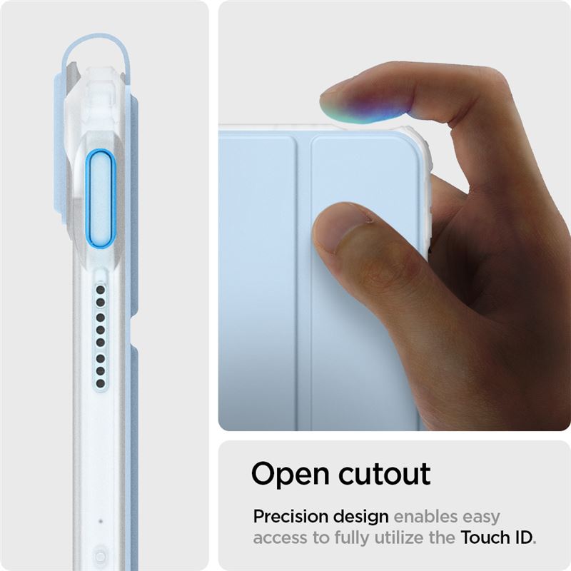 Spigen Ultra Hybrid Pro, sky blue - iPad Air 10.9" (2022/2020) 11" (2026/2025/2024)