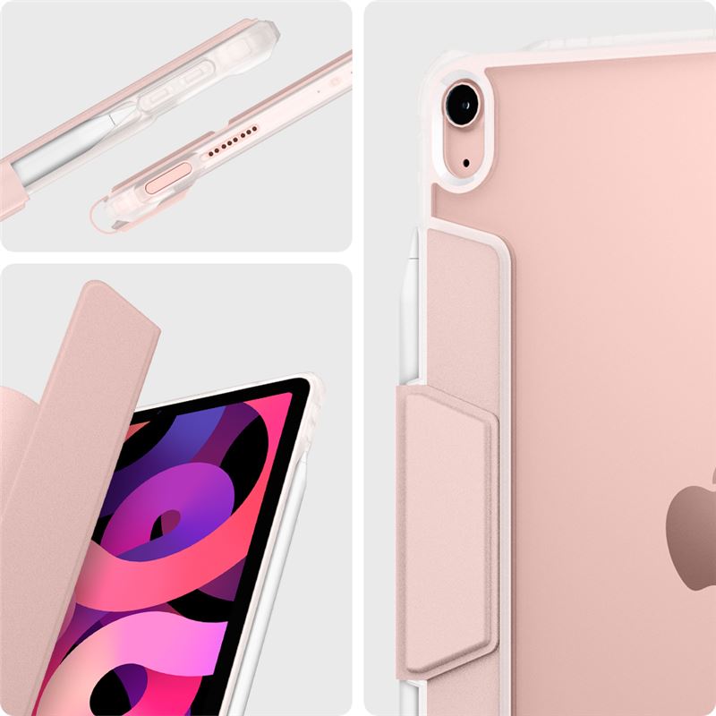 Spigen Ultra Hybrid Pro, ružové zlato – iPad Air 10.9" (2022/2020) 11" (2026/2025/2024)