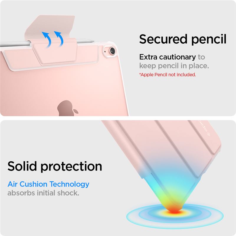 Spigen Ultra Hybrid Pro, ružové zlato – iPad Air 10.9" (2022/2020) 11" (2026/2025/2024)
