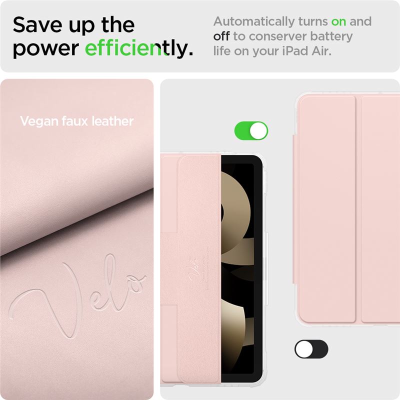 Spigen Ultra Hybrid Pro, ružové zlato – iPad Air 10.9" (2022/2020) 11" (2026/2025/2024)