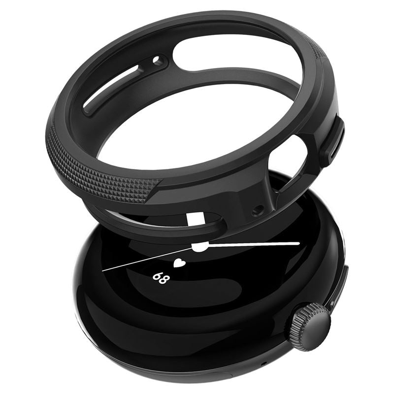 Spigen Liquid Air, matná čierna - Google Pixel Watch 3/2/1