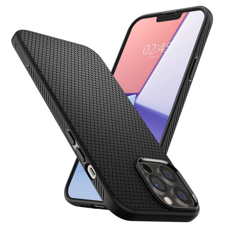 Spigen Liquid Air, matte black - iPhone 13 Pro Max