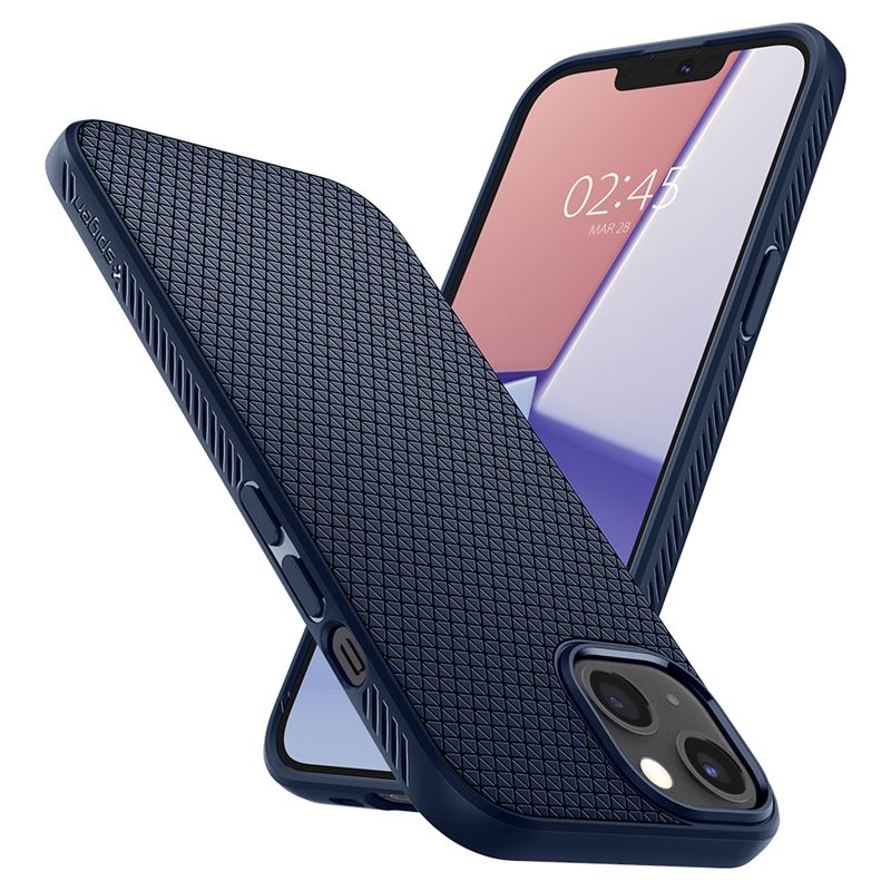 Spigen Liquid Air, navy blue - iPhone 13