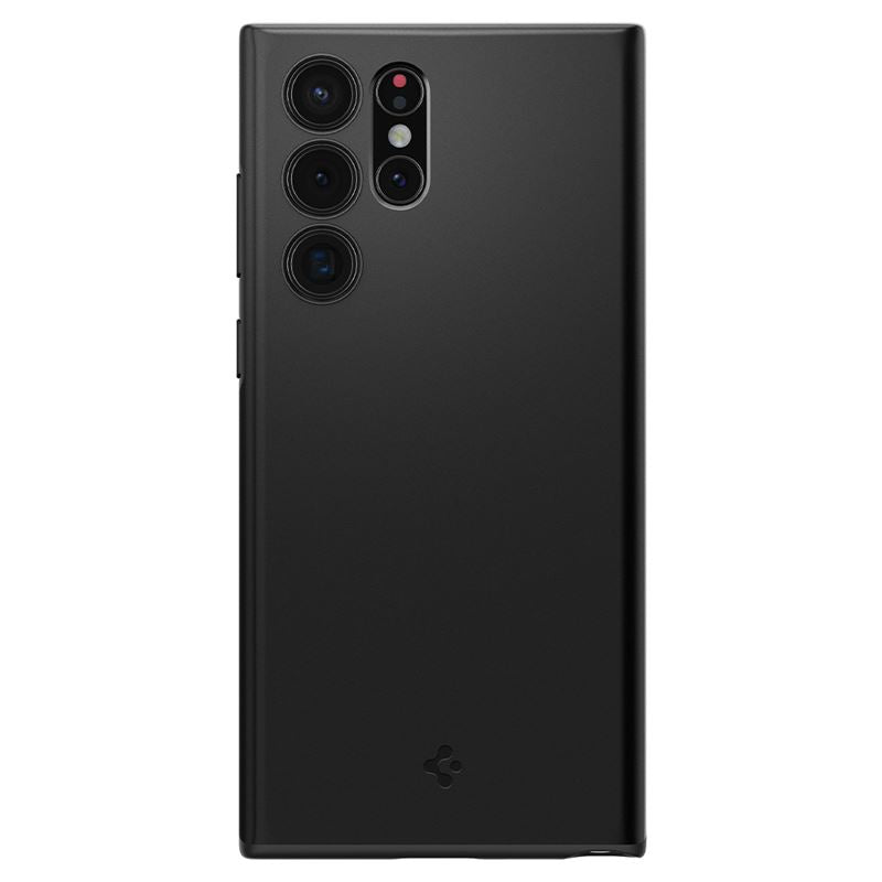 Spigen Thin Fit, čierny - Samsung Galaxy S22 Ultra