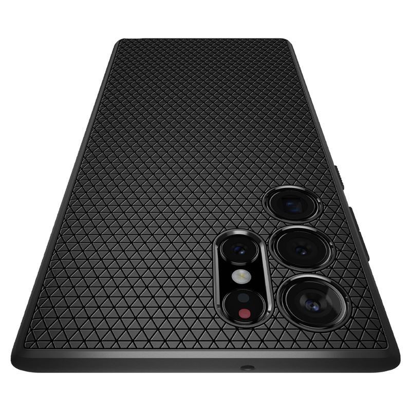 Spigen Liquid Air, matte black - Samsung Galaxy S22 Ultra