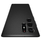 Spigen Liquid Air, matte black - Samsung Galaxy S22 Ultra