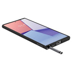 Spigen Liquid Air, matte black - Samsung Galaxy S22 Ultra