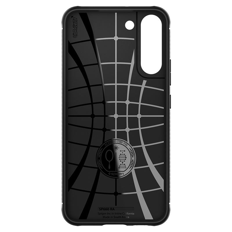 Spigen Rugged Armor, matná čierna - Samsung Galaxy S22