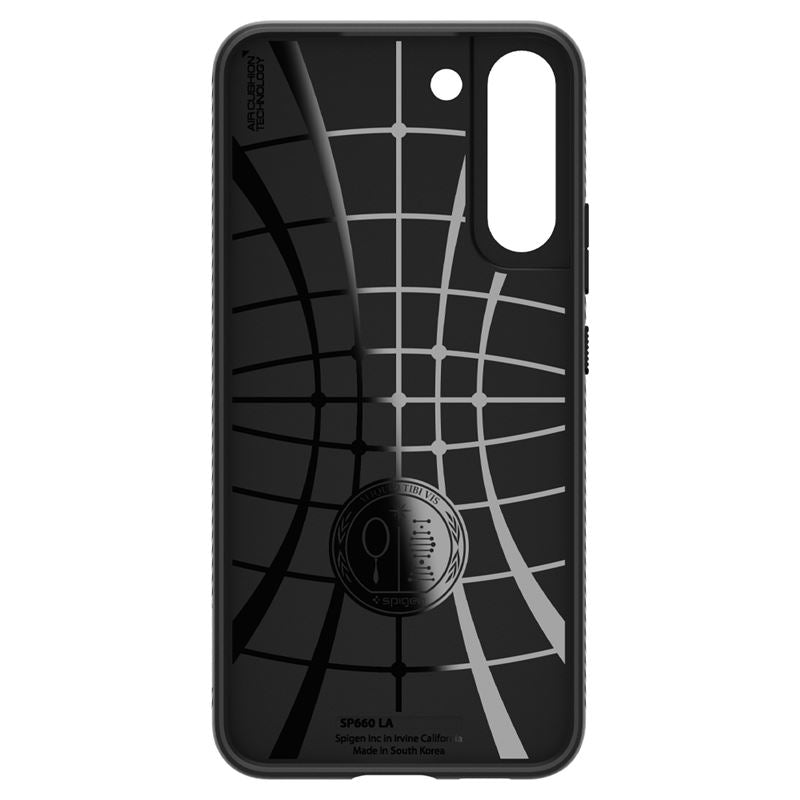 Spigen Liquid Air, matte black - Samsung Galaxy S22