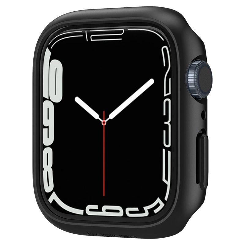 Spigen Thin Fit, black - Apple Watch 9/8/7 45mm