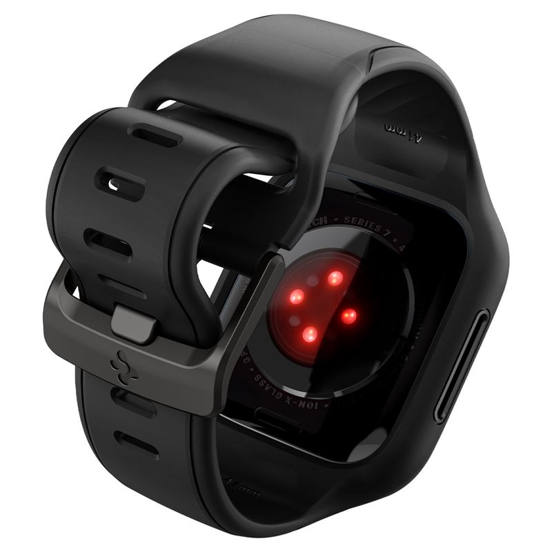 Spigen Liquid Air Pro, black - Apple Watch 9/8/7 41mm