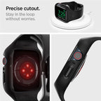 Spigen Liquid Air Pro, black - Apple Watch 9/8/7 41mm