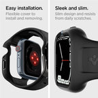 Spigen Liquid Air Pro, black - Apple Watch 9/8/7 41mm