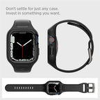 Spigen Liquid Air Pro, black - Apple Watch 9/8/7 41mm