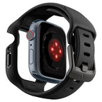 Spigen Liquid Air Pro, black - Apple Watch 9/8/7 41mm