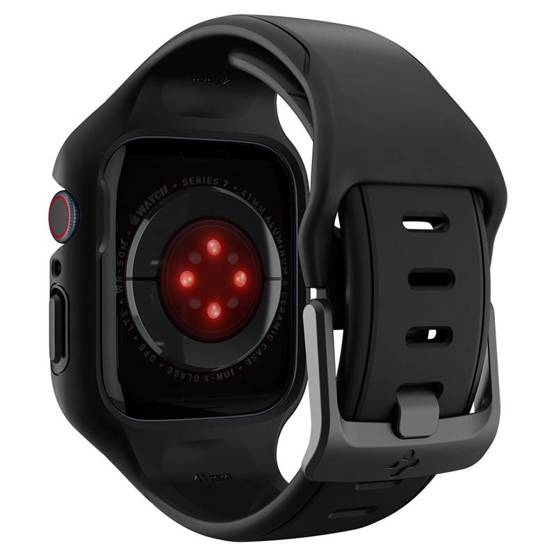 Spigen Liquid Air Pro, black - Apple Watch 9/8/7 41mm