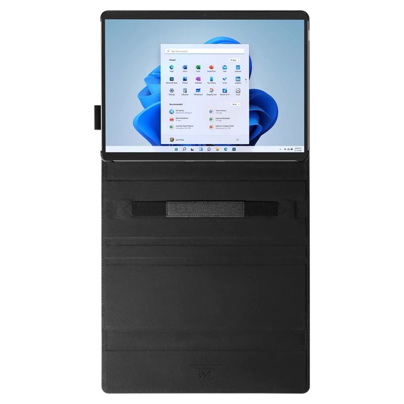 Přenosný portfoliový design pro každodenní potřeby a pero Surface Pen
