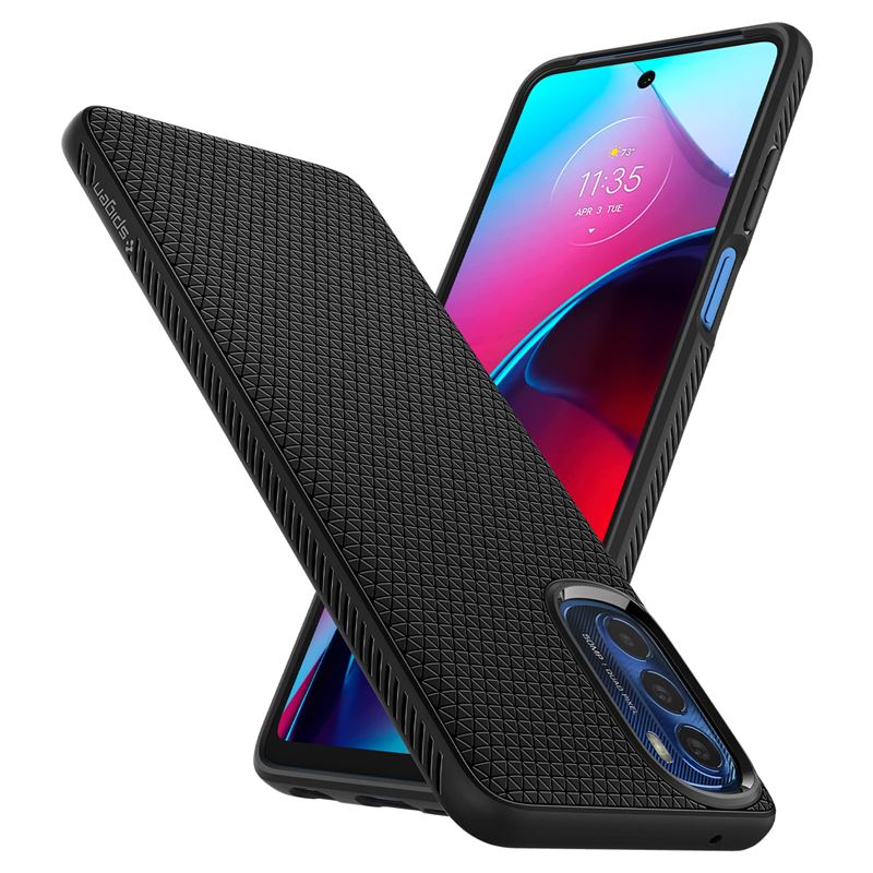 Spigen Liquid Air, black - Motorola Moto G Stylus 2022