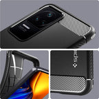 Spigen Rugged Armor, matná čierna - Xiaomi POCO F4/Redmi K40S