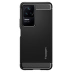 Spigen Rugged Armor, matná čierna - Xiaomi POCO F4/Redmi K40S
