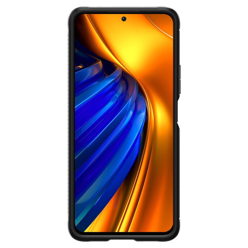 Spigen Rugged Armor, matná čierna - Xiaomi POCO F4/Redmi K40S
