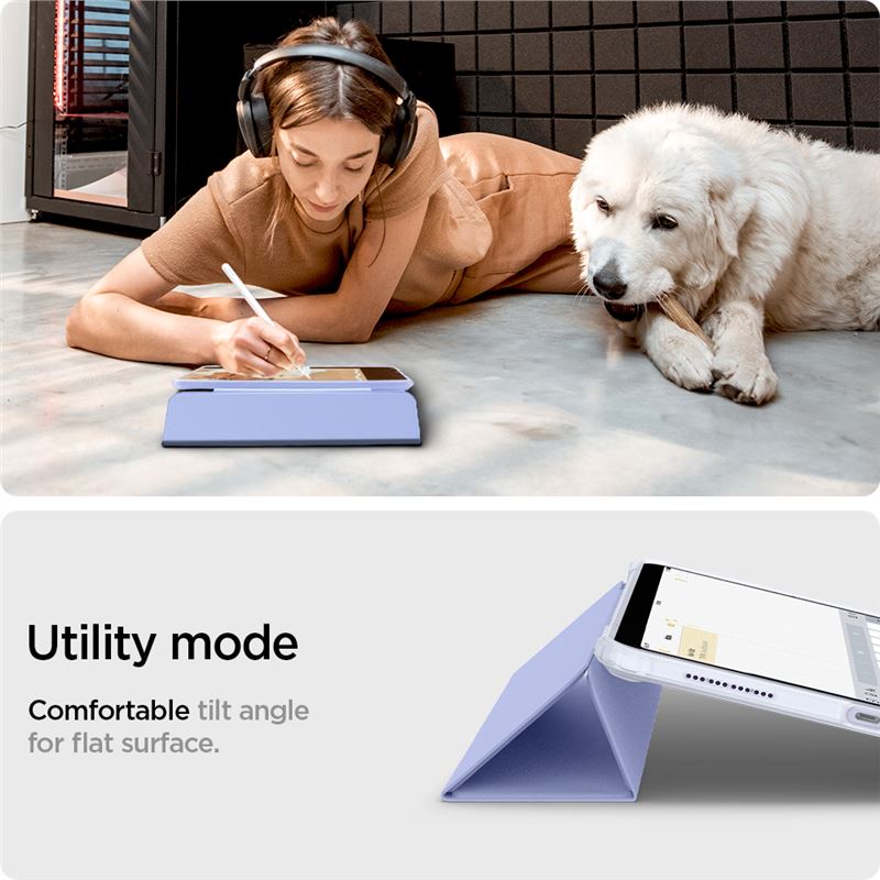 Spigen Ultra Hybrid Pro, lavender - iPad Air 10.9" (2022/2020) 11" (2026/2025/2024)
