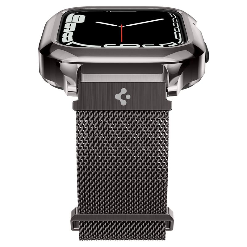 Spigen Metal Fit Pro, grafit – Apple Watch 9/8/7 45mm