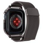 Spigen Metal Fit Pro, grafit – Apple Watch 9/8/7 45mm