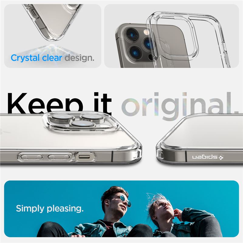 Hybrid design with a solid back cover and flexible frame