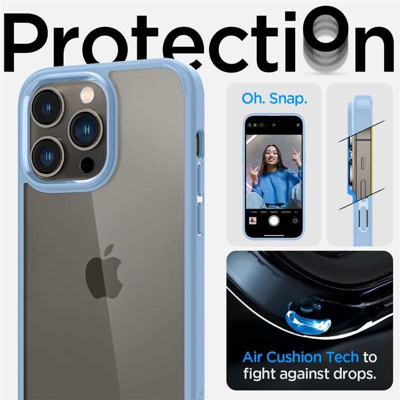 Mil-grade drop resistance certification with Air Cushion Technology® in the corners of the cover