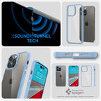 Spigen Crystal Hybrid, sierra blue - iPhone 14 Pro