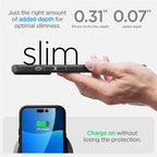 Spigen Liquid Air, matte black - iPhone 14 Pro Max