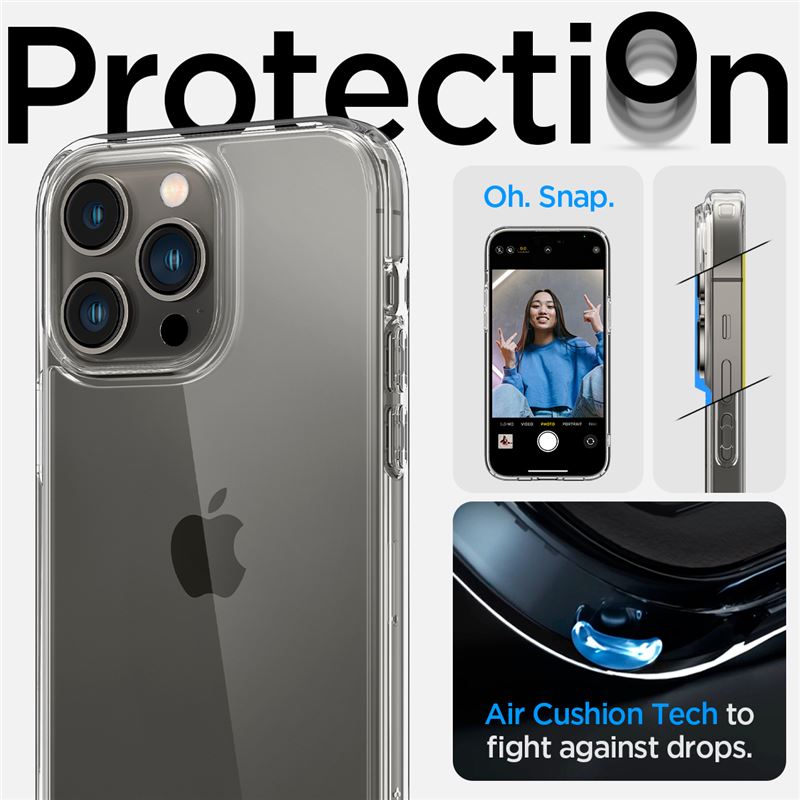 Spigen Ultra Hybrid, crystal clear - iPhone 14 Pro Max