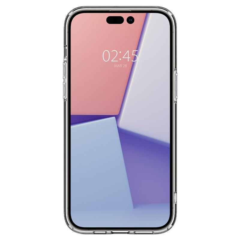 Hybrid design with a solid back cover and a flexible frame