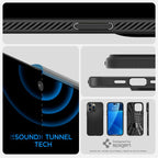 Spigen Liquid Air, matte black - iPhone 14 Pro