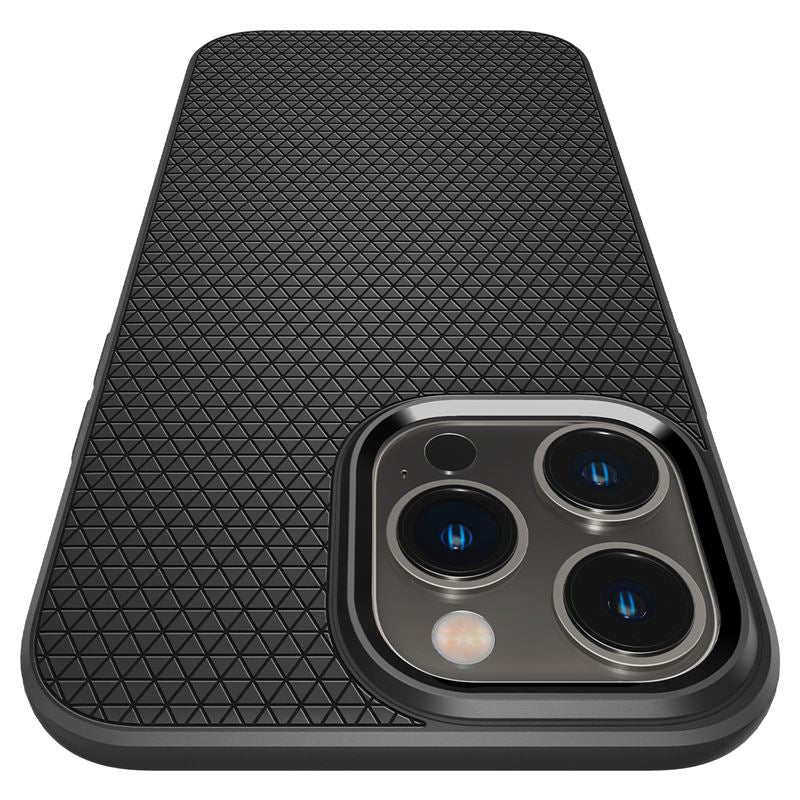 Spigen Liquid Air, matte black - iPhone 14 Pro