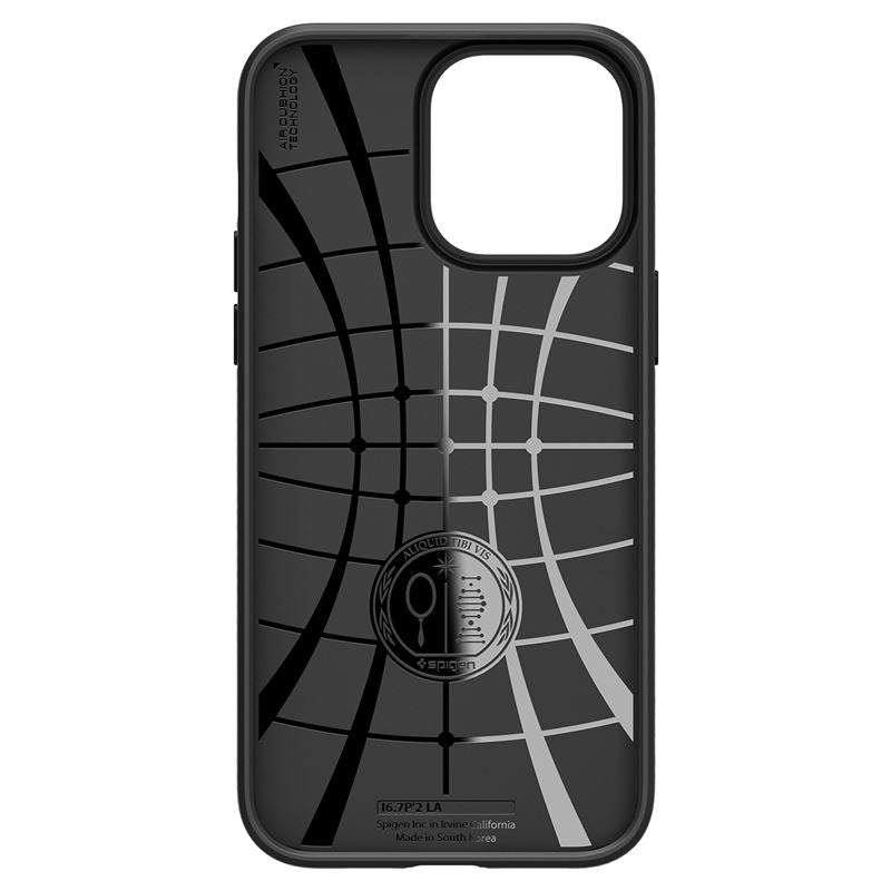 Spigen Liquid Air, matte black - iPhone 14 Pro