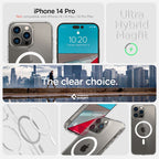Spigen Ultra Hybrid MagSafe, biely - iPhone 14 Pro