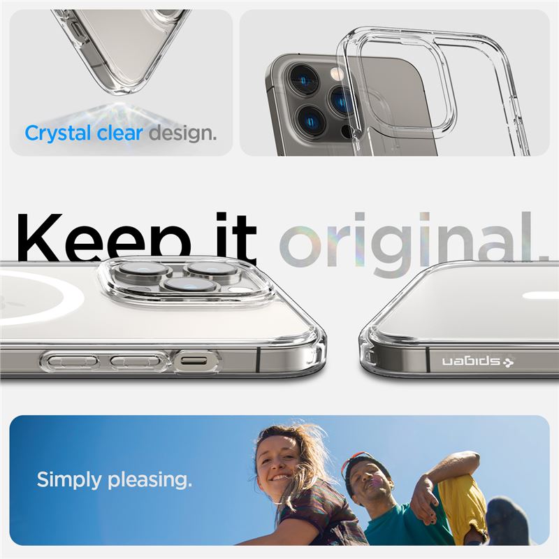 Spigen Ultra Hybrid MagSafe, biely - iPhone 14 Pro