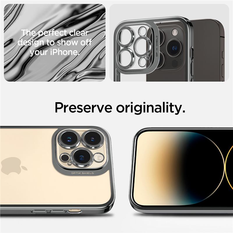 Precise cutouts offer full access to the camera, sensors and other device functions