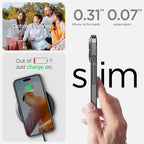 Spigen Optik Crystal, chrome gray - iPhone 14 Pro