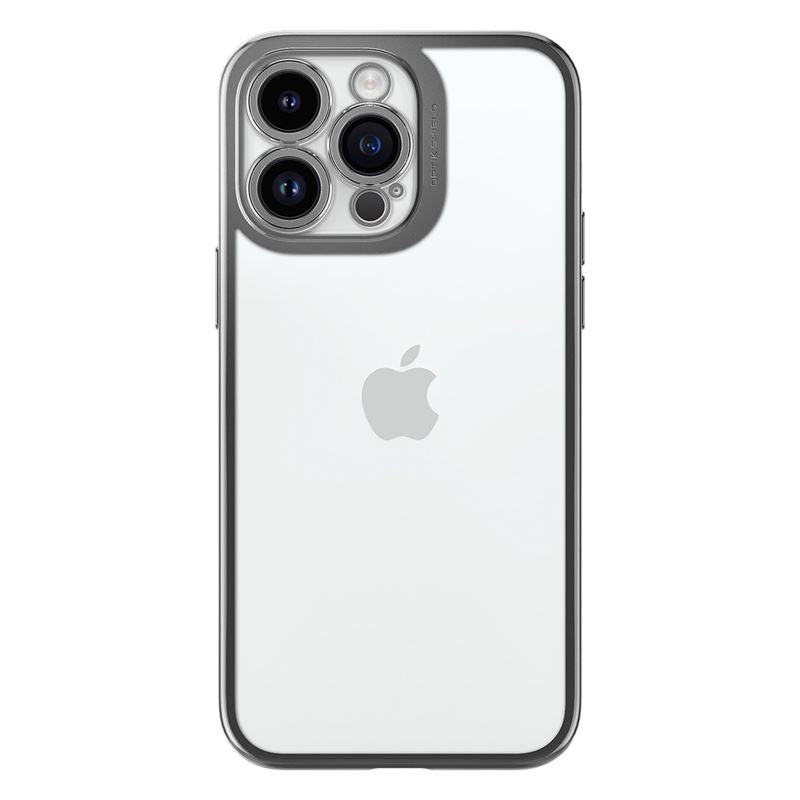 Spigen Optik Crystal, chrome gray - iPhone 14 Pro