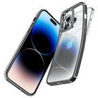 Spigen Optik Crystal, chrome gray - iPhone 14 Pro