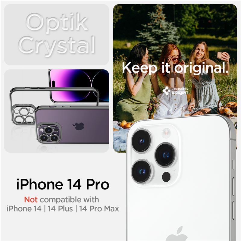 Slightly raised edges of the case for better protection
